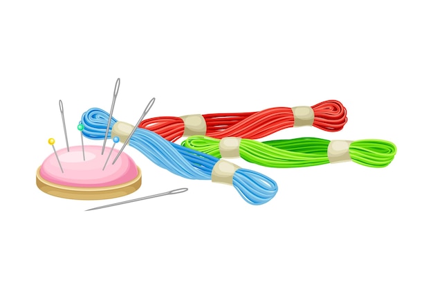 Farebné nite a ihly